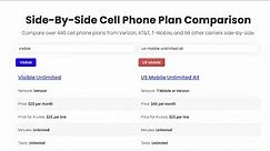 I Built The Ultimate Cell Phone Plan Comparison Tool | LIVE