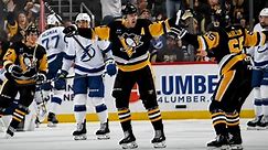 Penguins win 9-goal thriller to stay in playoff chase