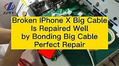Repair iphone X LCD(Replace the black ribbon cable)
