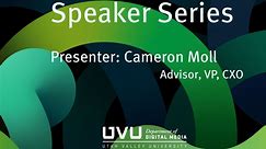 Cameron Moll - Digital Media DWDD – Speaker Series 11-14-2023