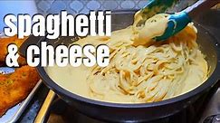Creamy SPAGHETTI & Cheese Recipe | Chicken & Pasta Dinner Recipes