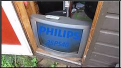 A quick look at the Philips 25PS40 CRT TV