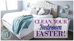 6 FAST & EASY STEPS for a CLEAN BEDROOM!!