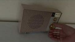 Little Pinkie 1961 Emerson Model G-1701 AM Vacuum Tube Radio Big Sound! Excellent Condition!