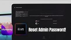 Forgot MacBook Password? Reset Admin Password M1 MacBook Pro! [No Data Loss]