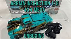 Arrma Infraction 4x4 mega 1/8 unboxing