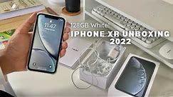🍎 iPhone Xr 128gb White Unboxing 2022 (preloved iphone pricelist ph) | Jett Alejo