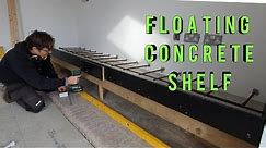 How to build a concrete floating shelf from start to finish a typical day in the life of a carpenter