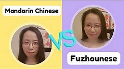 Mandarin Chinese vs Fuzhounese 2022 | Side by Side Speaking Comparison!