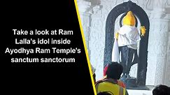Take a look at Ram Lalla’s idol inside Ayodhya Ram Temple's sanctum sanctorum