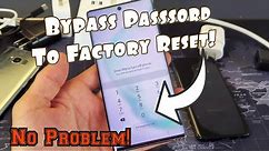 Galaxy Note 10/10+ : Forgot Password/Pin Cannot Factory Reset? ByPass Password NOW!