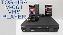 Toshiba (Model M-661) VHS Player Ebay Listing