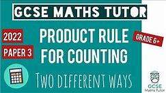 Product Rule for Counting | Quick Revision | Grade 6+ | GCSE Maths Exam Revision