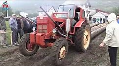 Tractors Belarus T-40 vuče 8 kubika trupaca