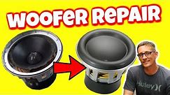 HOW TO REPAIR A SUBWOOFER (EASY)