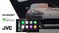 KW-M560BT 6.8” Capacitive Touch Screen with Apple CarPlay | JVC Car Entertainment