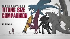 Monsterverse Titans | ANIMATED Size Comparison