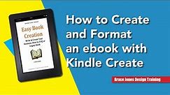 How to Create and Format a Kindle ebook with Kindle Create
