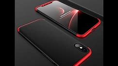 Best Hybrid 360 Case + Tempered Glass for iPhone X