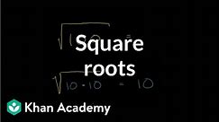 Understanding square roots | Pre-Algebra | Khan Academy