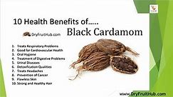 Health Benefits of Black Cardamom