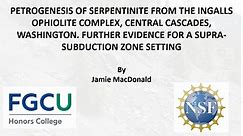 Subduction Zone Processes in the Evolution of Ophiolites, Continental Crust & Orogenic Belts I