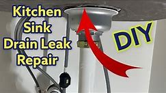 How to Replace A Kitchen Sink Drain Strainer, Leaking Kitchen Sink Repair