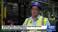 Going green: The growing push to recycle EV batteries