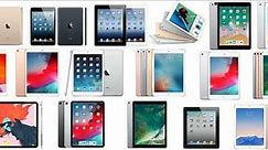 evolution of apple ipad /from 2010 to 2024 / history of apple ipad