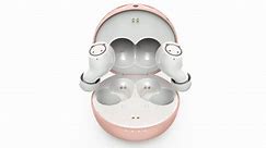 pink wireless earbuds