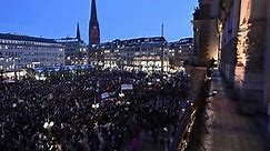 Massenandrang: Hamburger Demo gegen rechts abgebrochen