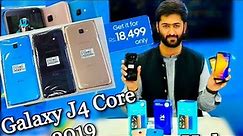 Galaxy J4 Core with Android Go Unboxing & Review Blue Black Gold