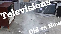 Old TVs vs New TVs | One of them EXPLODES!