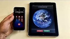 Apple iPhone 7 vs iPad 2010 Incoming Call & Outgoing Call
