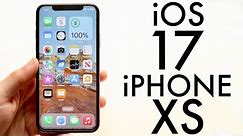 iOS 17 On iPhone XS! (Review)