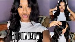 $60 Amazon 20" Wig Unboxing | "CIUSUM" Full Frontal Body Wave Human Hair Wig |