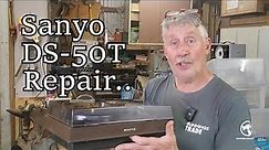 Retro 1970s Sanyo Record Player Repair. How to Fix Mechanical Issues & Save it from the Ewaste!