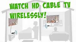 How to connect TV wireless to HD cablebox / bluray from another room