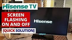 How To Fix Hisense TV Screen Flashing On And Off || Easy solve in 2 minutes