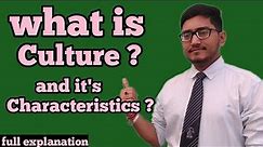 what is culture? what are its characteristics? #lawswithtwins #sociology_for_engineers