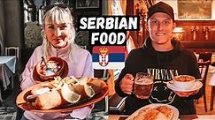 We Tried The BEST Traditional SERBIAN (BALKAN) Food | Belgrade, Serbia!