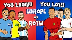 You Laugh, You Lose! feat. Neymar, Messi, Ronaldo and Harry Kane! ► 442oons