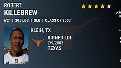 Robert Killebrew, 2003 Outside Linebacker, Texas