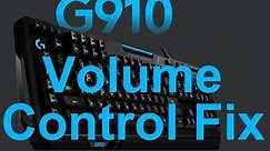 Logitech G910 Volume Control Repair