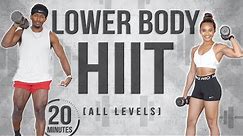 20 Minute Lower Body Dumbbell HIIT Workout (With Modifications)