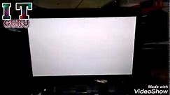 How to fix the white blank screen hp