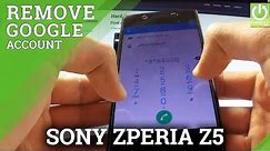 Bypass Google Account SONY Xperia Z5 - How to Remove FRP Lock