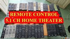Remote của các dàn âm thanh 5.1 (remote control)