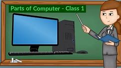 parts of computer class 1 || how to teach parts of computer to class 1 kids