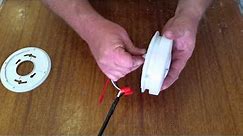 Smoke Detector battery replacement fix chirping or beeping Fire Alarm